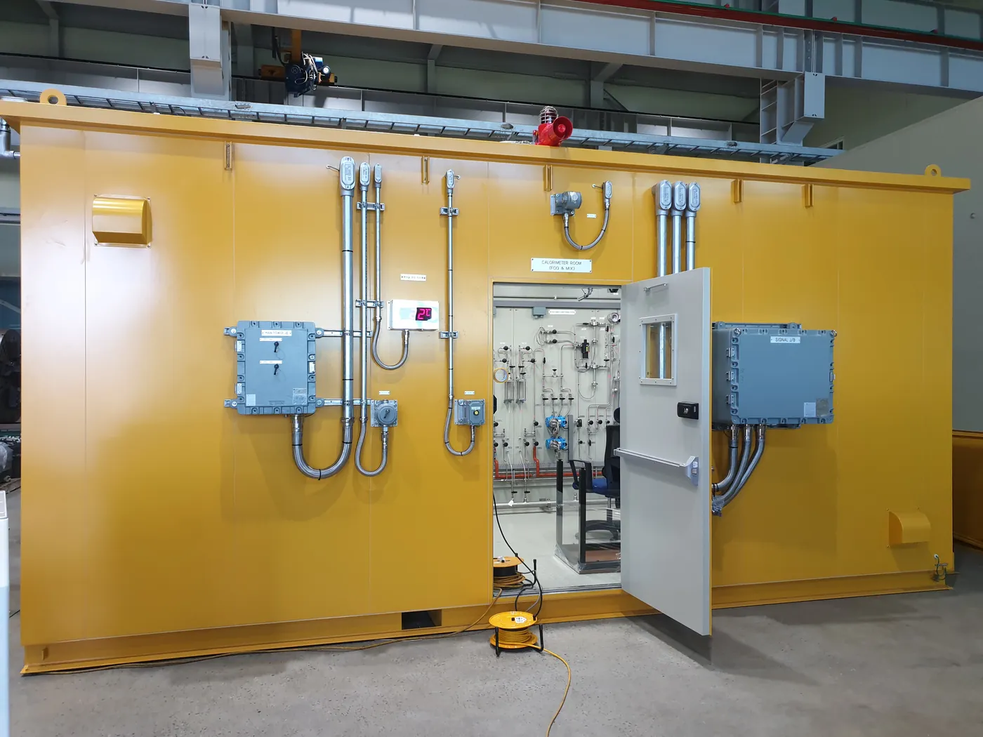 POSCO 副生複合熱量計 Analyzer House